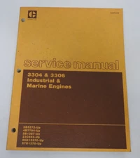 Original 1981 Caterpillar Industrial Marine Service Manual 3304 & 3306 Engines