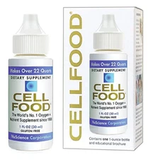 Cellfood Original 1 fl.oz Bottle of Oxygen and Nutrients Supplement