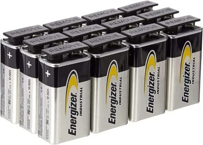Pile 9v Energizer 6LR61 9 volts lot de 4 / 6 / 12 piles MN1604 Industrial - Photo 1/4