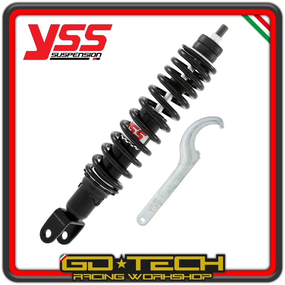 AMMORTIZZATORE POSTERIORE YSS REGOLABILE GILERA RUNNER SP FX FXR 50 125 180 2T - Immagine 2 di 4