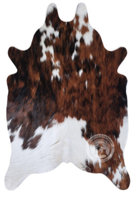 Real Small Cowhide Rug Tricolor - Size 24''x35''