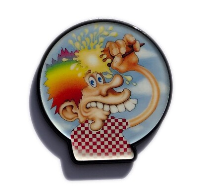 Ice Cream Kid Rainbow Jerry Garcia Grateful Dead HAT PIN Lapel Brooch