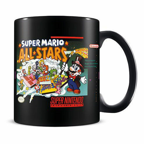 Nintendo Super Mario All Stars Kaffeetasse 315ml Tasse Mug Keramiktasse - Afbeelding 1 van 1
