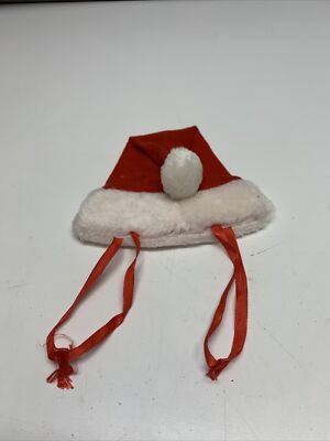 Santa Hat Dog Costume Dogwear Christmas Xmas Elves Hat KG Size Small