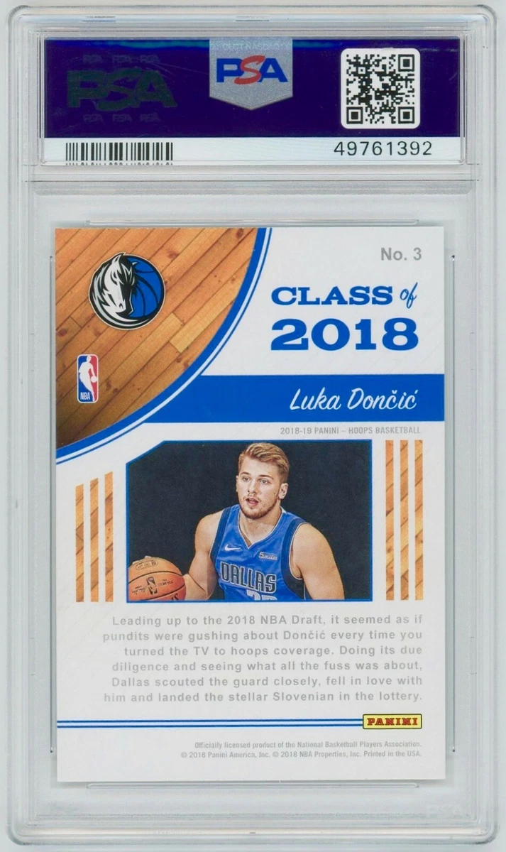 PSA10 2018−19 hoops luka doncic rc
