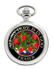 Fraser Scottish Clan Pocket Watch