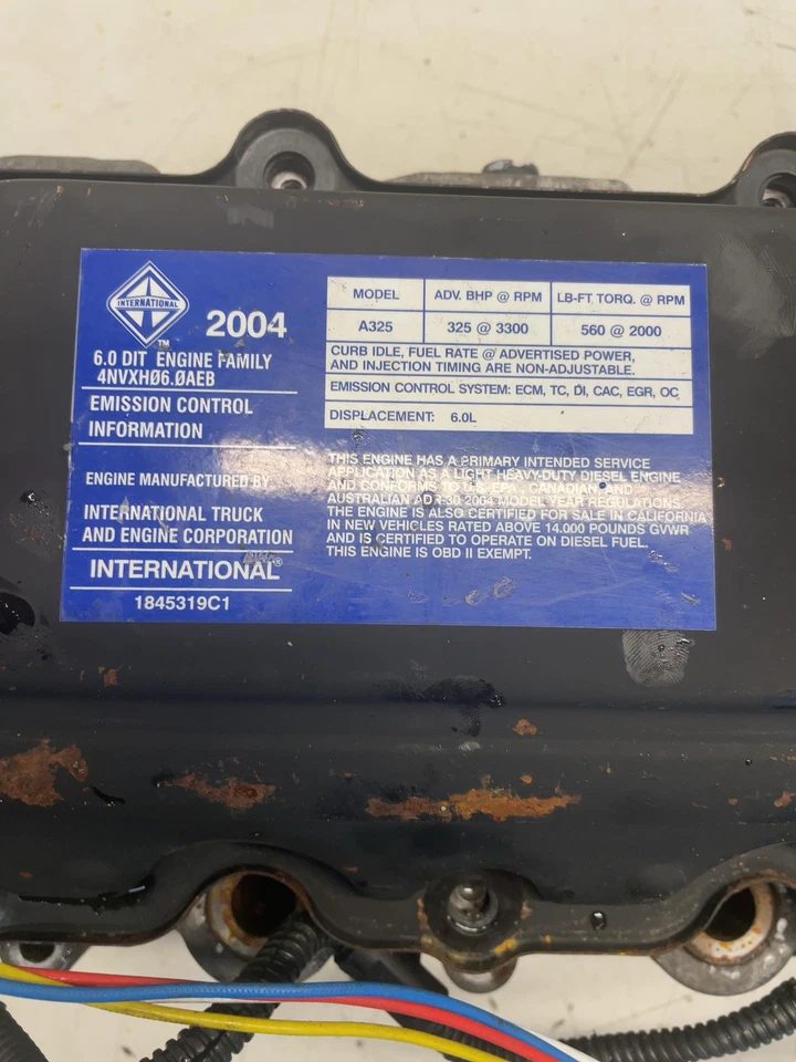 Culata derecha Ford F-350 Super Duty 2004 6,0 1843080c2 Power Stoke diésel Foto 3 de 4