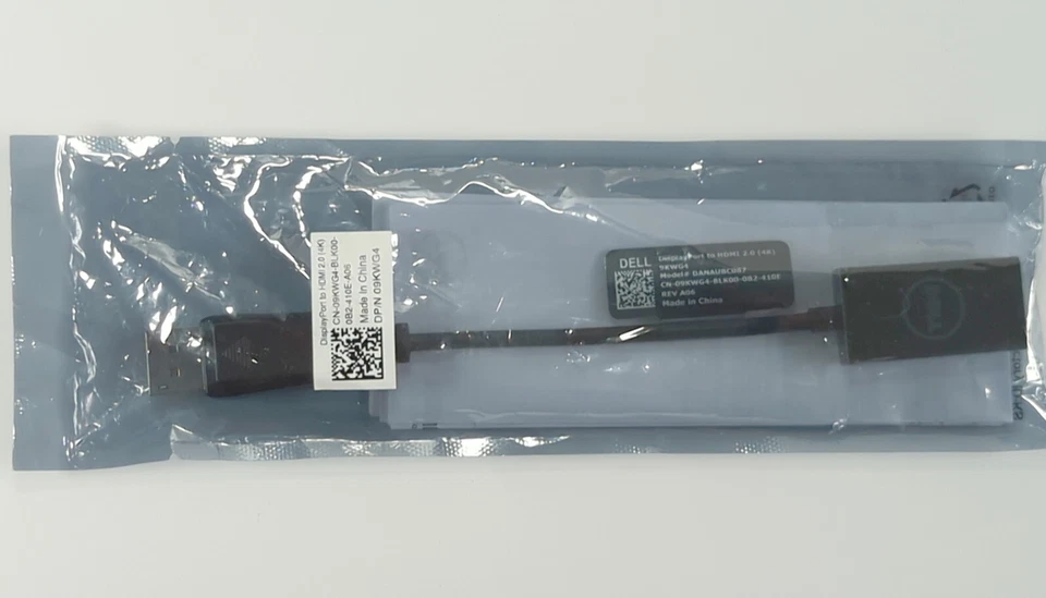 New Dell DisplayPort to HDMI 4K Video Monitor Adapter Cable DANAUBC087 09KWG4 - Image 3 of 4