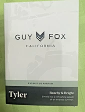 NEW GUY FOX TYLER Cologne For Men BEACHY & BRIGHT MODERN AMERICAN  SCENT $80