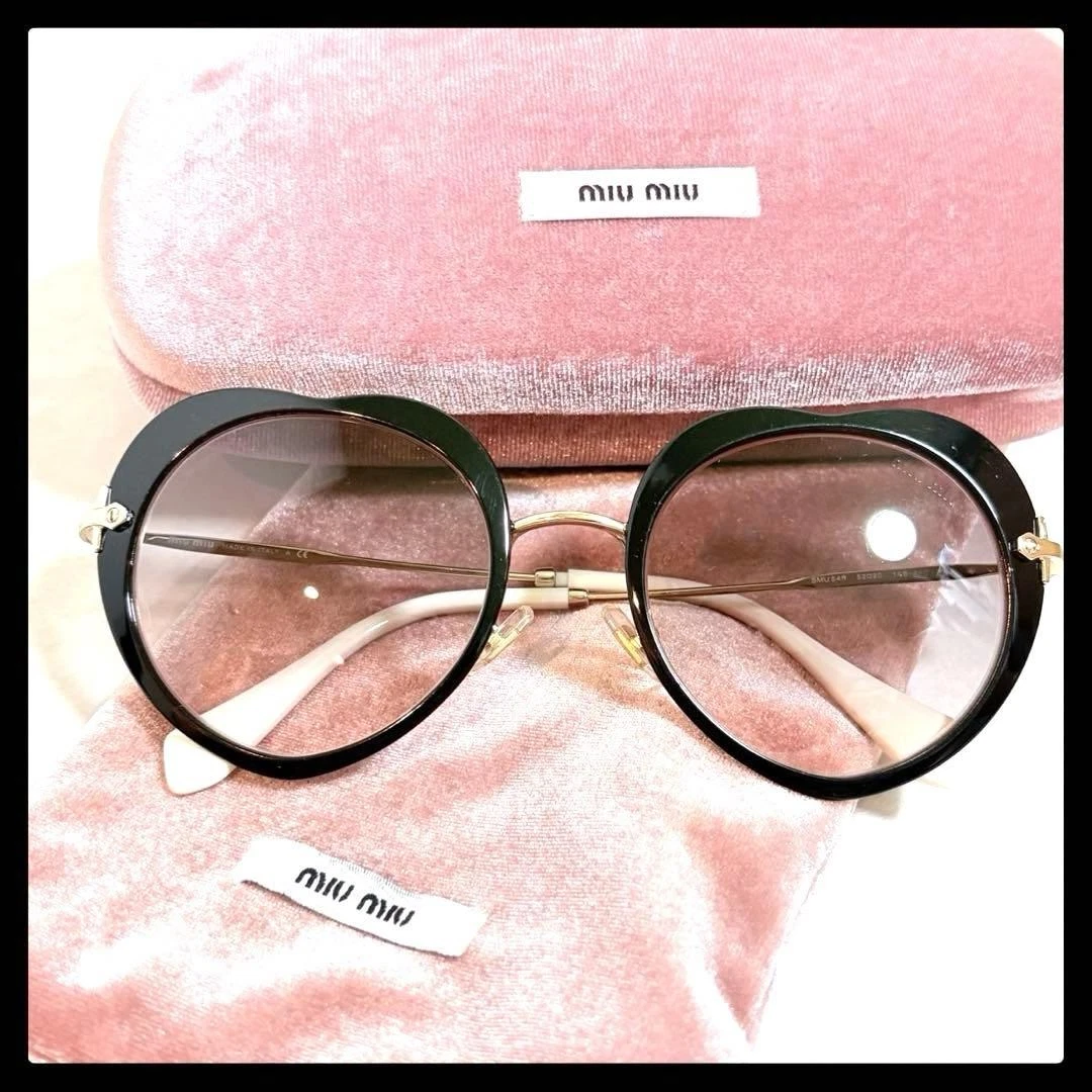Heart Women's Miu Miu Sunglasses for sale | eBay
