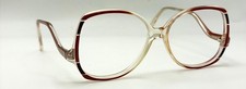 Vintage Eurostyle Anita Pink Translucent Oval Sunglasses FRAMES ONLY Hong Kong