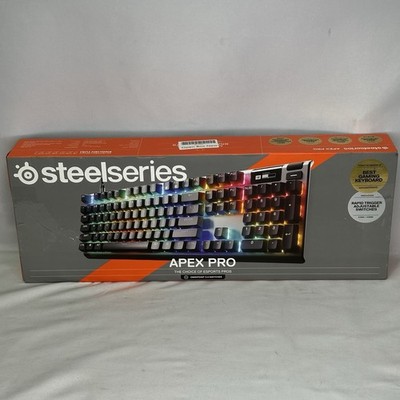 SteelSeries Apex Pro Gen 3 OmniPoint 3.0 HyperMagnetic Switches Keyboard, New