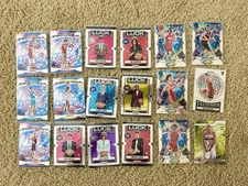 2024-25 Panini Prizm Basketball 18 Card ALL ROOKIE INSERTS Lot SARR/BUZELIS/ETC