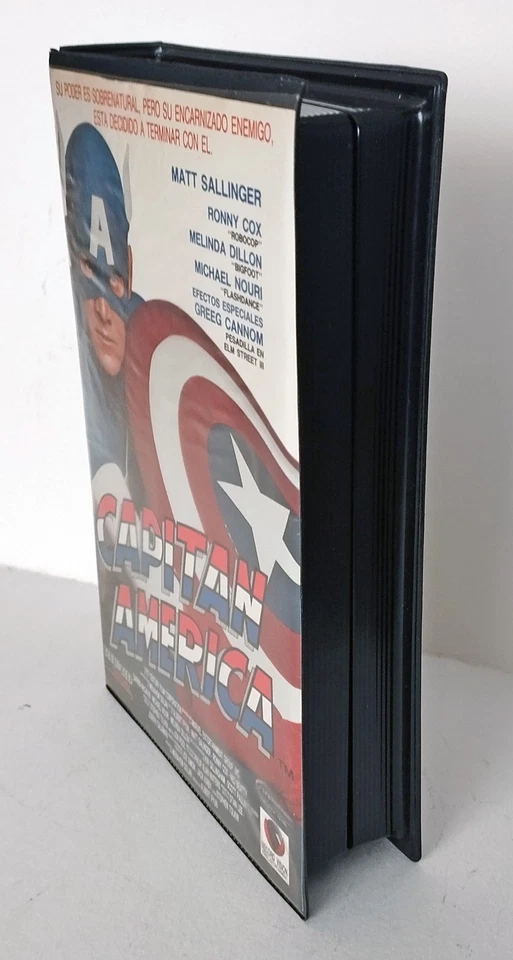 CAPITAN AMERICA - (RECORD VISION) CAJA GRANDE VHS, DE VIDEOCLUB, 1ª EDICIÓN - Imagen 4 de 4