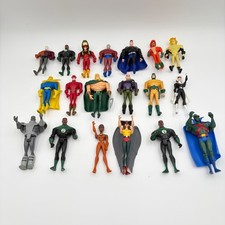 DC Justice League Unlimited 19 Figure Lot Mattel 2003  2008 JLU DCU Animated Set
