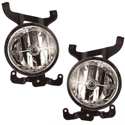 Set of 2 Clear Lens Fog Light For 2003-05 Hyundai Accent LH & RH w/ Bulbs