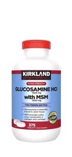 Kirkland Signature Extra Strength Glucosamine HCI 1500mg with MSM 375 Tablets