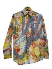JW ANDERSON (J.W.ANDERSON) Long Sleeve Shirt, Size 36, Cotton, CLR, All-Over Pri