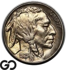 1925-S Buffalo Nickel, Scarce This Nice, Choice BU++ Key Date San Francisco