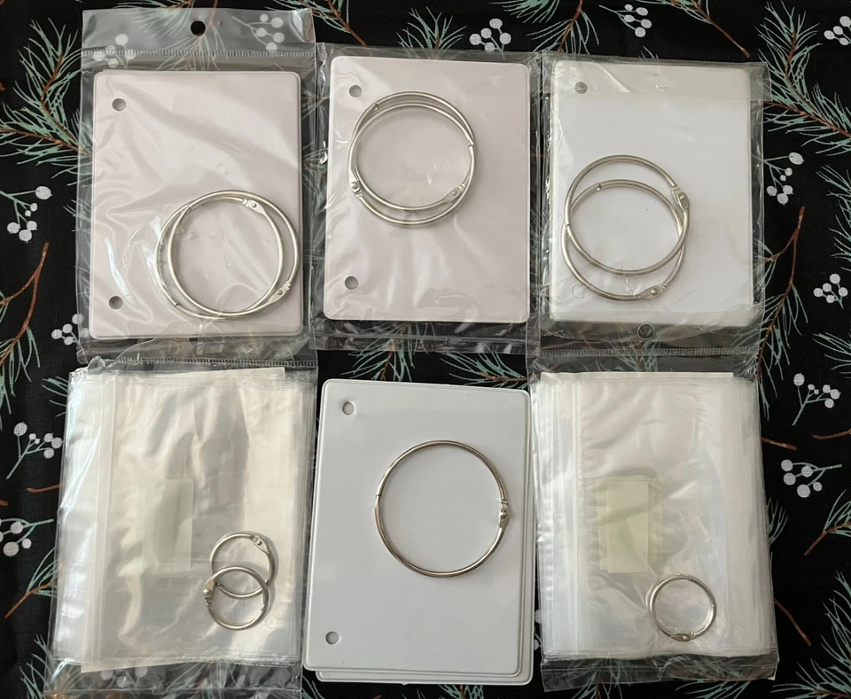 Mixed Lot of Darice Floss Organizer Polybag System Binders & Bags - some NIP - Image 2 of 2