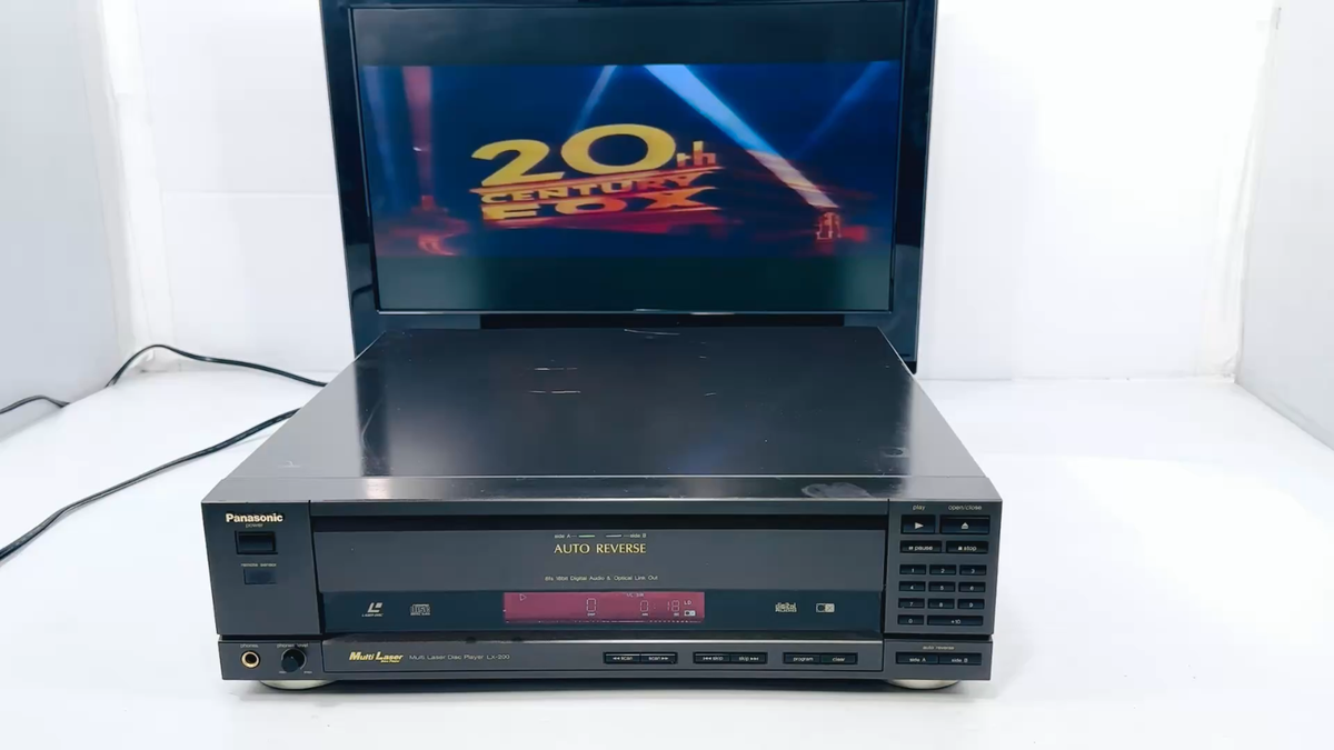 極美品⁄リモコン付Panasonic Panasonic LASER DISC レザーディスク