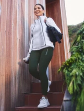 ATHLETA Rainier High Rise Reflective Stripe Legging - Sale Free Ship