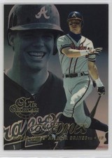 1997 Flair Showcase Row 2 Chipper Jones #10 HOF 0uf1