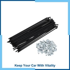 1Set 12G 170mm Length Bicycle Spokes Nipple Carbon Steel Universal