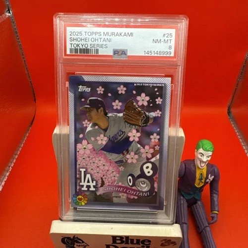 2025 Topps Takashi Murakami Tokyo Series Exclusive Shohei Ohtani #25 PSA 8
