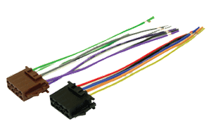 Connettore ISO autoradio femmina adattatore cablaggio Connettore ISO autoradio femmina adattatore cablaggio