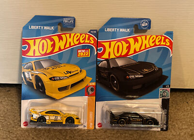 Hot Wheels Nissan Silvia (S15) Liberty Walk Black And Yellow Lot