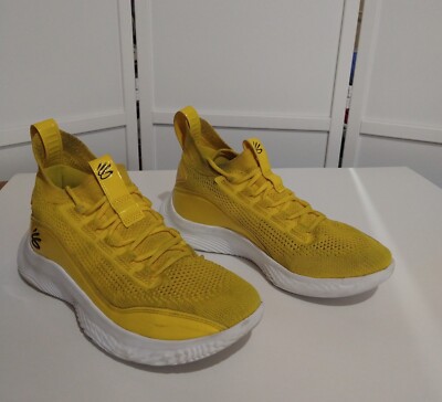 Mens Size 16 Under Armour Curry Flow 8 Basketball Shoes Yellow 3024785-700 Under Armour Curry Flow 8 Smooth Butter Basketball Shoes  main image 4