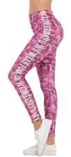 Women’s Mandala Seamless  Pink Leggings We Wear Pink Wednesday S/M
