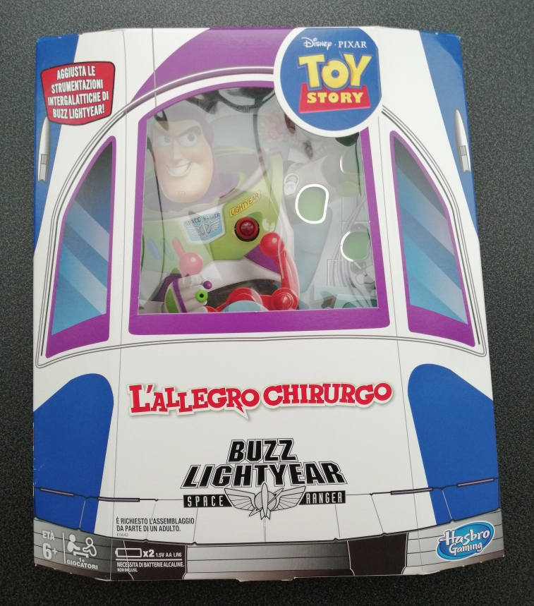 BOARD GAME TOY STORY BUZZ LIGHTYEAR THE CHEERFUL SURGEON HASBRO New