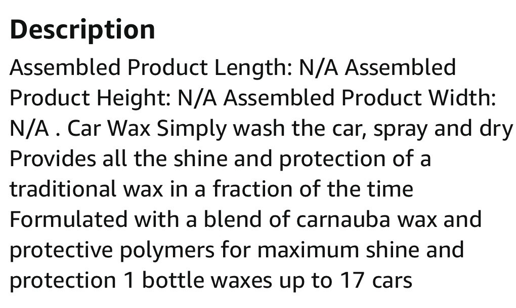 (2-Pk) Turtle Wax WAX & DRY 1-Step CARNAUBA INSTANT SHINE Water Dirt Repel SPRAY