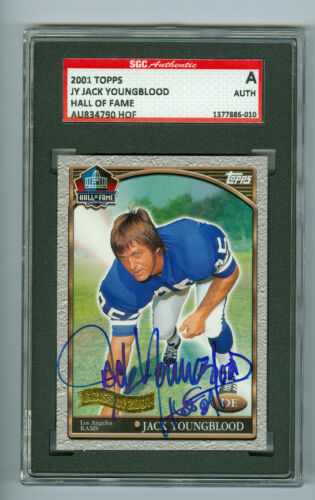 Jack Youngblood Autographed 2001 Topps Class of 2001 card SGC Authentic Encased - Picture 1 of 2