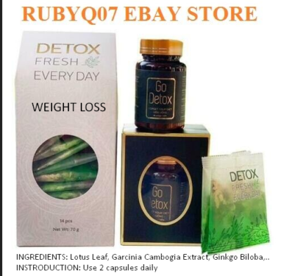 5 Combo of Go Detox Herbal Tea & Fresh Everyday -Natural