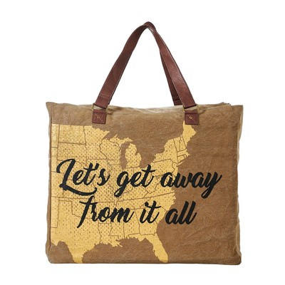 Extra große Canvas Handtasche für Frauen Reißverschluss extra geräumige Beute...