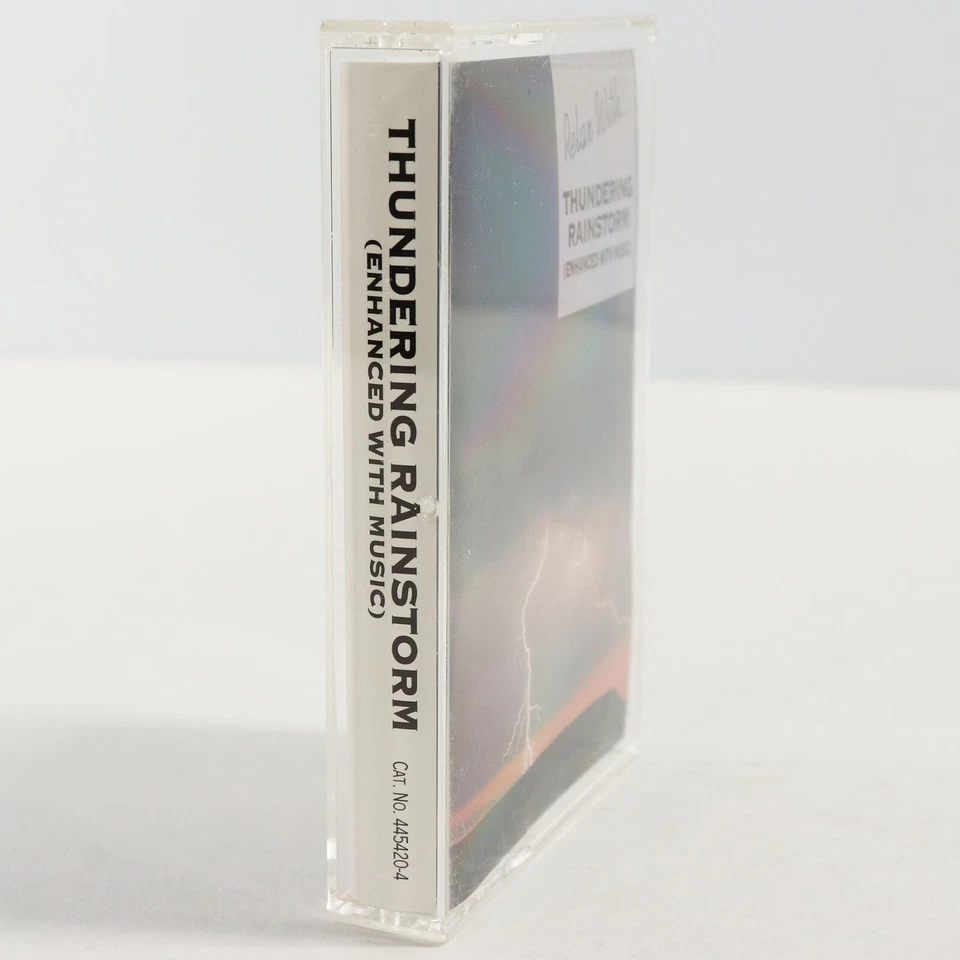 Relax with...Thundering Rainstorm Enhanced w/ Music (Cassette Tape, 1993) Flute - Image 3 of 4