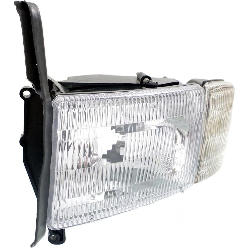 Left Fits 1994-2002 Dodge Ram 1500 5.9L Head Lamp Assembly 55076749AD 55076749AO - Image 3 of 4