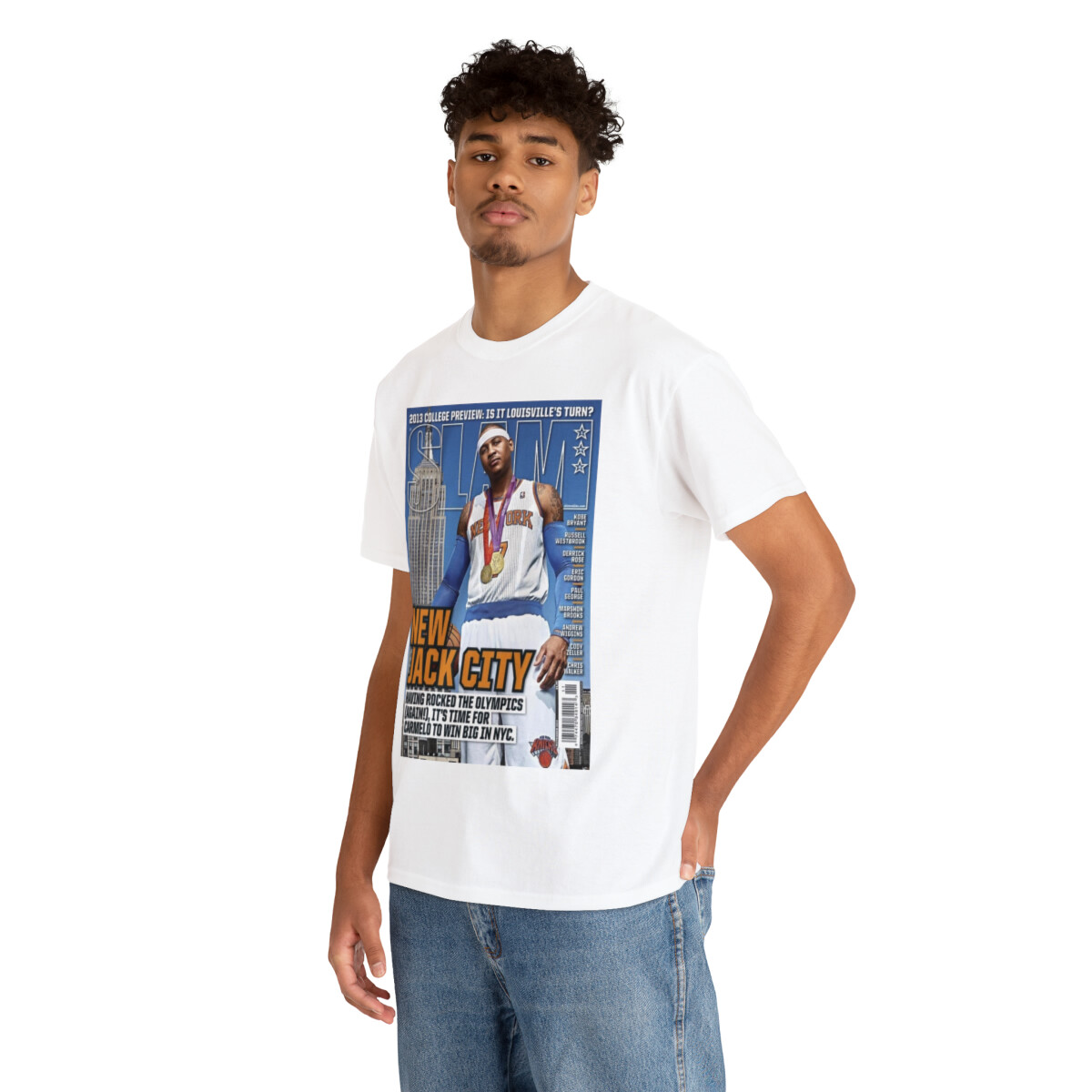 T-shirt RTP 'Money Is The Motive' Per J1 13 Carmelo Anthony: Stile Anni 2000 - Foto 4