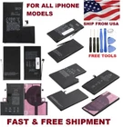 Replacement Internal Battery For iPhone 6 7 8 11 12 13 Pro X XS XR SE +Tools LOT