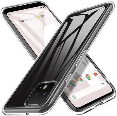 PHONETHRONE COVER CUSTODIA PER GOOGLE PIXEL 4 TRASPARENTE TPU SLIM MORBIDA ULTRASLIM