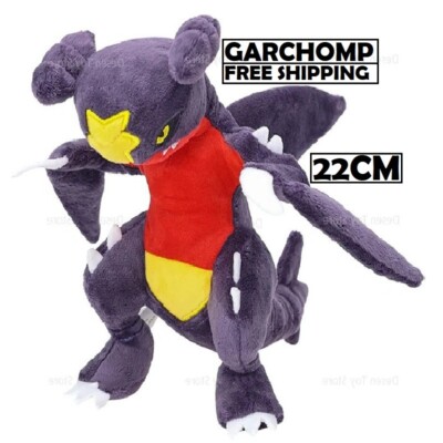 Garchomp Plush Soft Stuffed Doll Toy 8.6''  Free Shipping