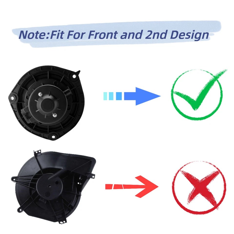 Fits 2002-05 Pontiac Bonneville Cadillac DeVille Heater Blower Motor Fan 700110 - Image 2 of 4