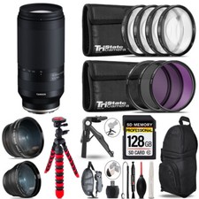 Tamron 70-300mm f/4.5-6.3 Di III RXD Lens E 3 lens Tripod Backpack -128GB