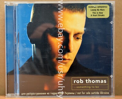 ROB THOMAS SOMETHING TO BE DEBUT ALBUM RARE UKR ORIGINAL ALLTERNATIVE ...