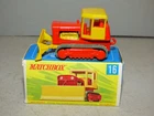 Matchbox Lesney 16 Case Bulldozer yellow & red