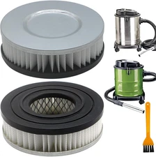 2 Pack HEPA Vacuum Motor Filters Compatible with Powersmith PAVC101, 10 Amp Ash