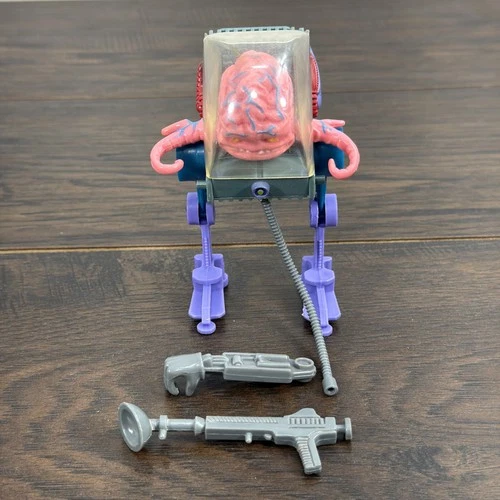 Vintage TMNT 1989 Krang Figure Near Complete Playmates